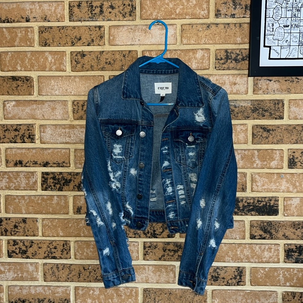 C’EST TOI black label Jean jacket size S